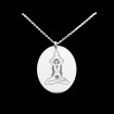 Meditatieketting met Gavbari crystal (zilver)