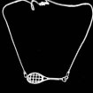 Squash ketting (zilver)