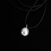 Golfball on waxcord (silver-plated)