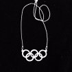 The five rings necklace (sterling silver)