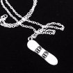 Snowboard necklace