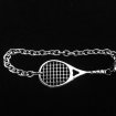 Tennisarmband met racket