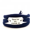 Bestel de You're so worth it armband