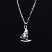 Windsurfing necklace silver