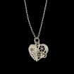 Cycling mechanical heart silver