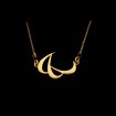 Paralympic necklace (gold plated)