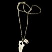 Good luck running necklace (silver)