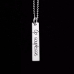 Op souplesse zilveren ketting