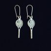 Tennisracket earrings