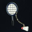 Badminton Brosche