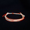 Rood witte armband