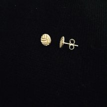 Zilveren volleybaloorbellen armband