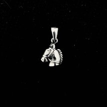 Paardenhangertje (zilver) armband