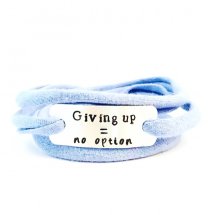 Giving up = no option armband