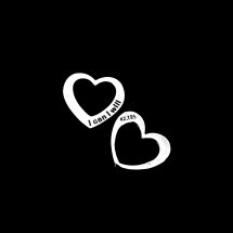 Hartloop paar armband