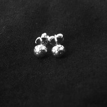 Handbal oorbellen (zilver) armband