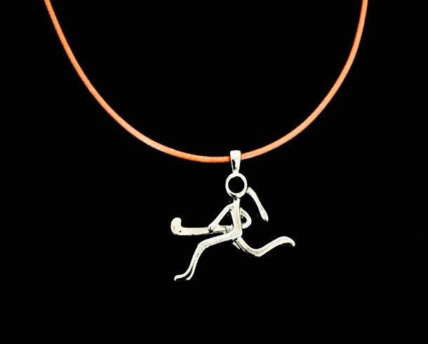 Bestel de Hockeygirl aan oranje ketting armband