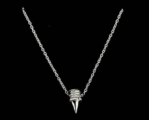 Bestel de   Zilveren spike ketting armband