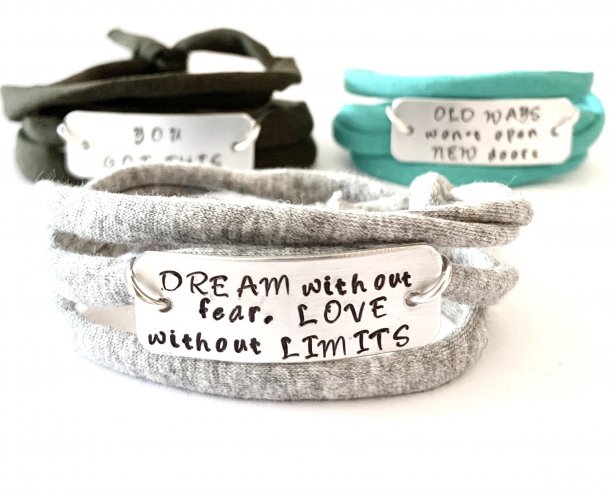 Bestel de Dream without fear, love without limits armband