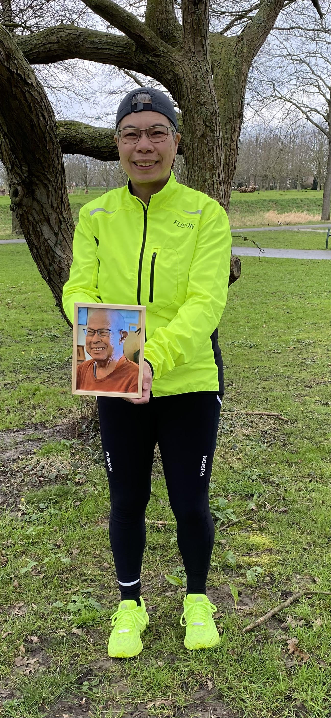 Een marathon lopen uit liefde voor haar vader